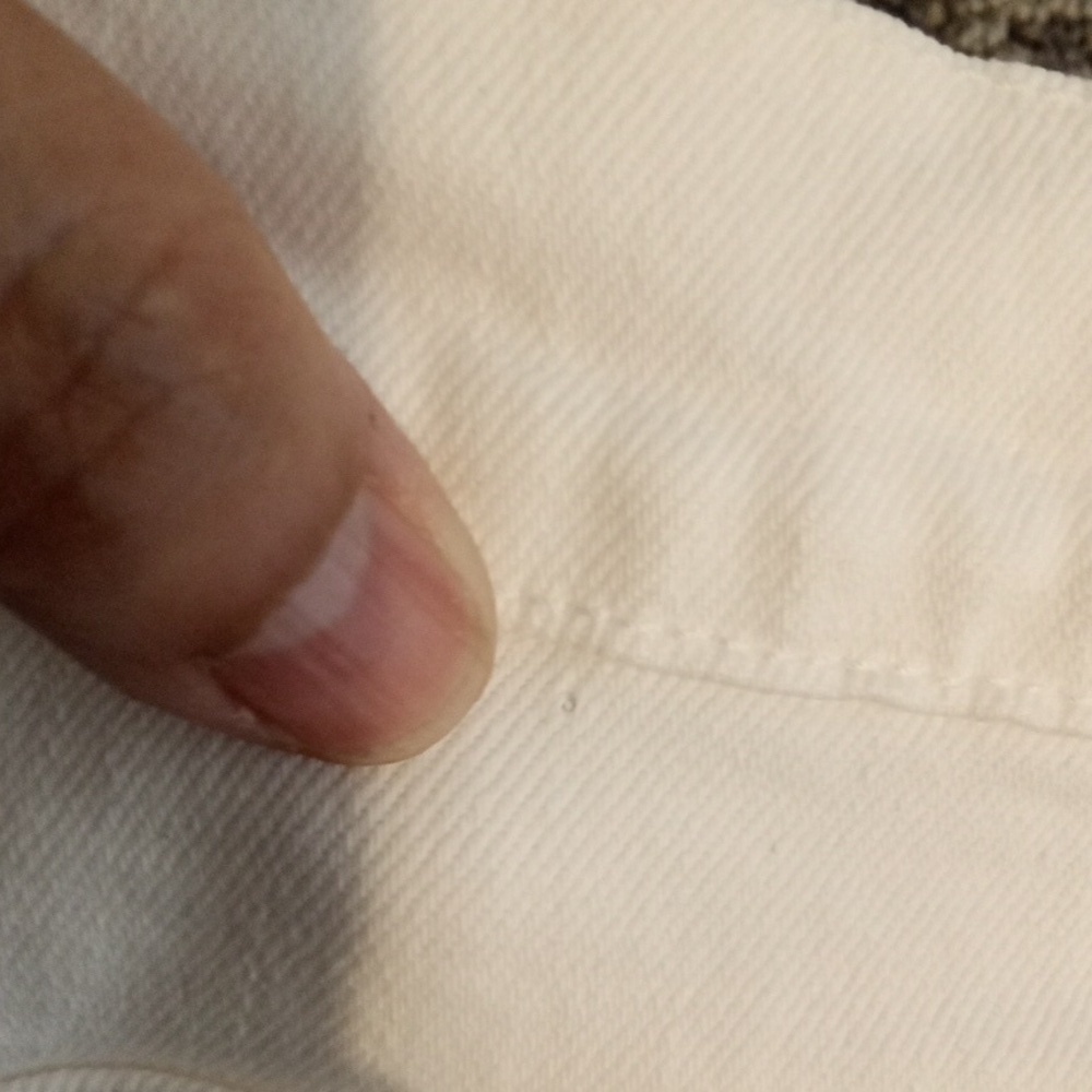 Agolde Riley High Rise Straight Crop Stretch Sour Cream Color Womens 30 - Picture 10 of 11
